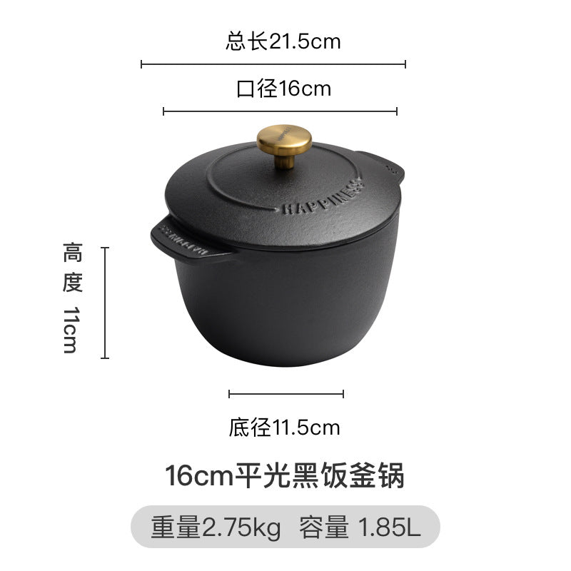 Small Cast iron Pots 16cm 20cm