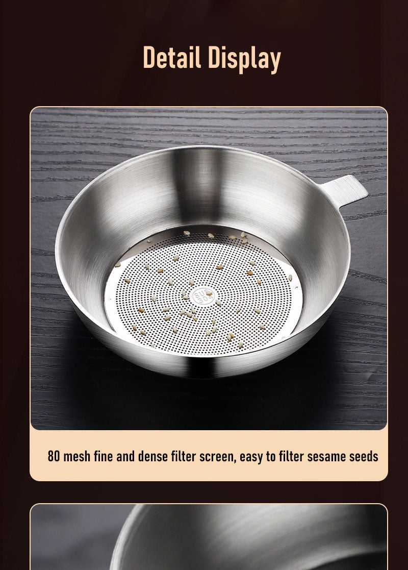 High Quality Modern Stainless Steel Bacon Grease Container with Strainer Home Kitchen Cooking Oil Pot Hotel Use